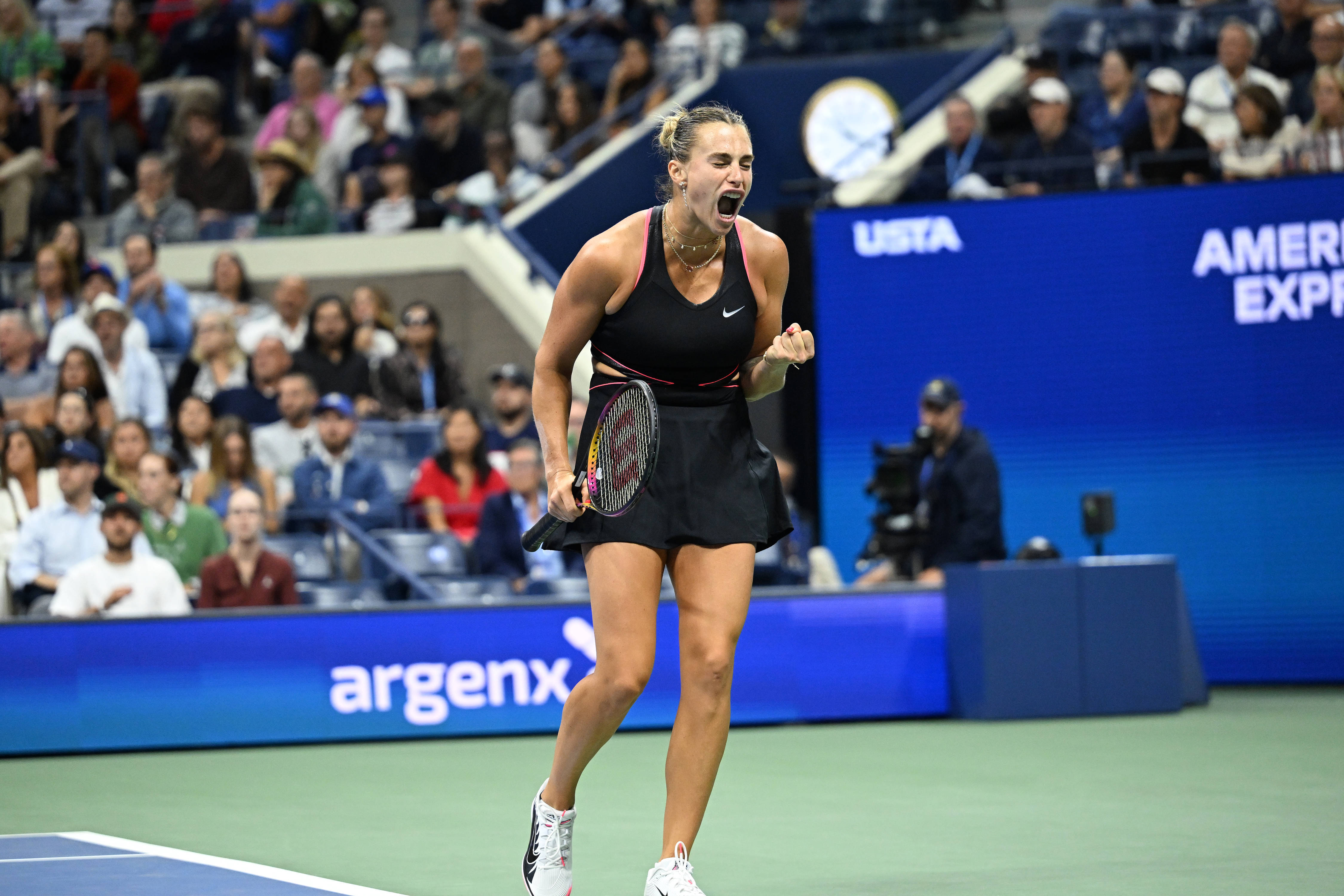 （体育）网球——美网：萨巴伦卡晋级