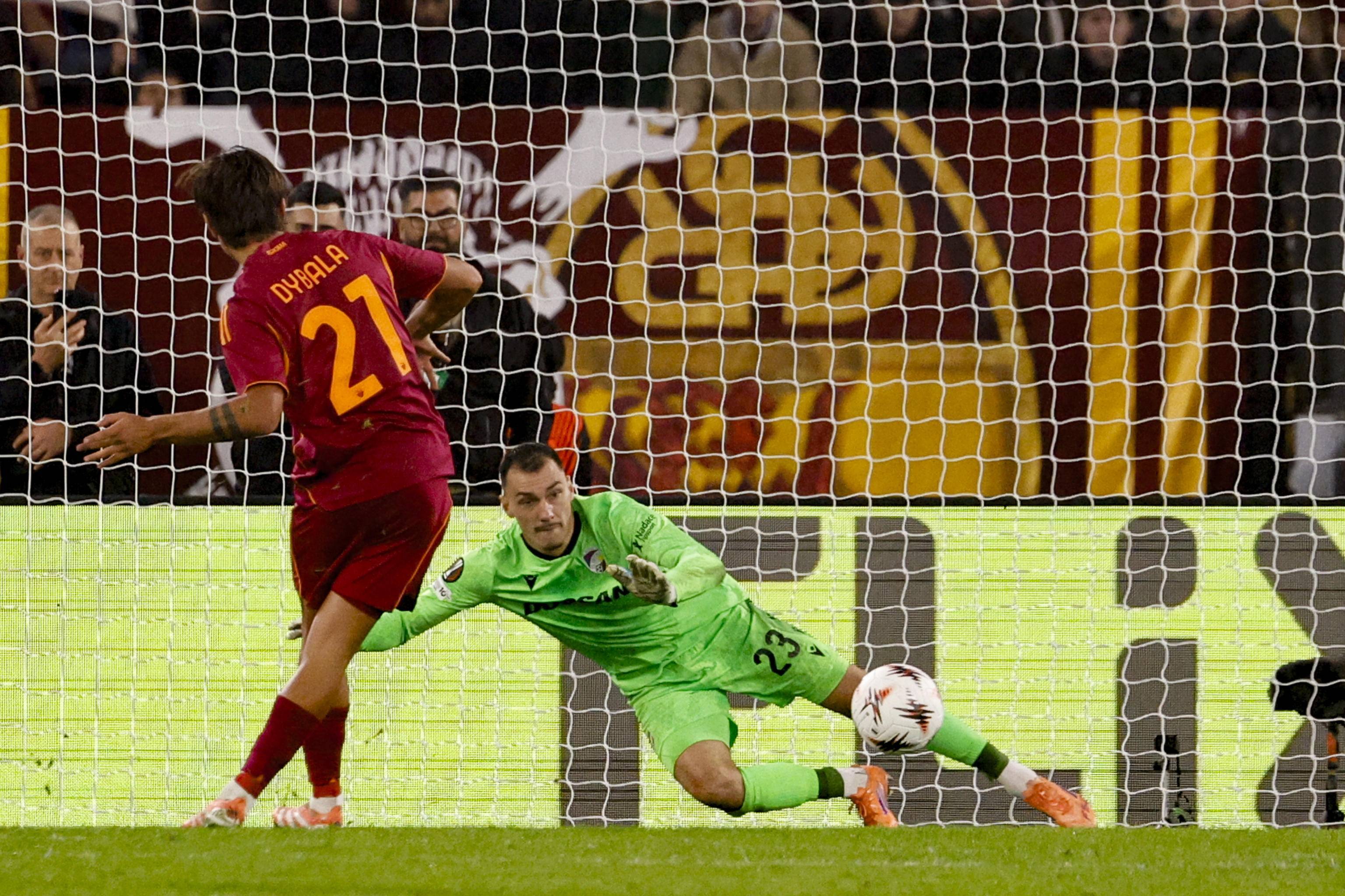 （外代二线）足球——欧罗巴联赛：比尔森胜利胜罗马